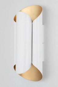 Aplica de perete design modern BANKS alb/auriu