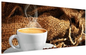 Tablou - O ceașcă de cafea (120x50 cm)