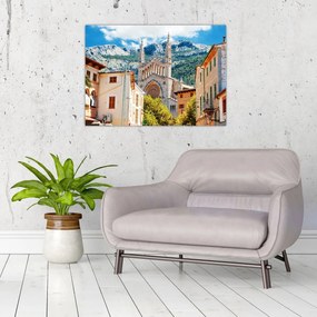 Tablou pe sticlă - Sóller, Mallorca (70x50 cm)