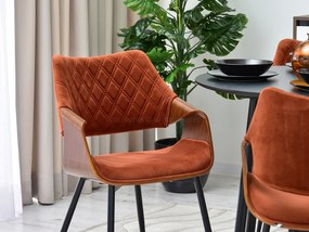 Scaun Rolf K (cupru + negru). 1111256