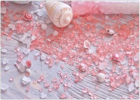 Tablou - Atmosfera de litoral în nuanțe roz (70x50 cm)