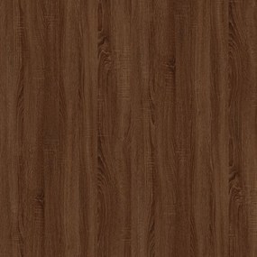 Mese laterale 2 buc. stejar maro 50x46x35 cm lemn compozit 2, Stejar brun