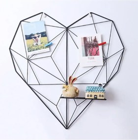 Panou foto metal, Love Homs, 50 x 45 cm, negru