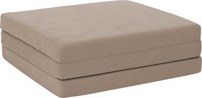 Saltea pliabilă, spumă, 65x180, bej, LEVI 65