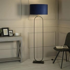Lampadar/Lampa de podea decorativa Modish negru/navy
