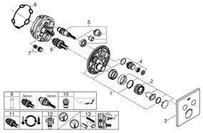 GROHE 29124A00 - Baterie termostatică GROHTHERM SMARTCONTROL grafit
