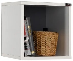 Raft de perete 33x33 cm alb