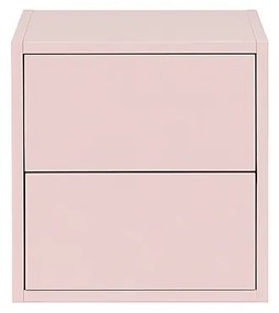 Boxie 2 sertare dulap de perete 40x40x37 cm roz