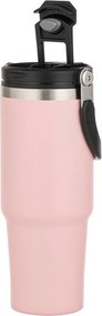 Sticlă roz-deschis de călătorie din oțel inoxidabil 1 l Eco – Ladelle