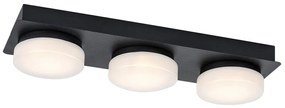 Plafoniera LED pentru baie design modern IP44 Attichus negru, alb