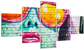Tablou - Graffiti (125x70 cm), în 40 de alte dimensiuni noi