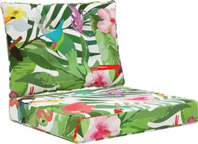 vidaXL Perna pentru canapea de exterior 2 pcs colorat Poliester