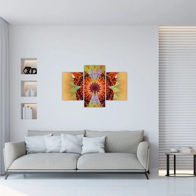 Tablou - Fluture etno (90x60 cm)