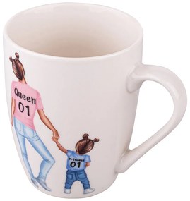 Cană din porțelan Altom Queen - girl, 300 ml