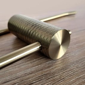 Cuier de baie 9710 Prism auriu periat