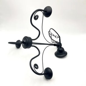 Lustră pe lanț Brilagi COTTAGE 3xG9/40W/230V negru/alb