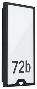 Eglo 780421 - Lampă LED pentru număr de casă cu senzor CASAZZA LED/16W/230V IP44