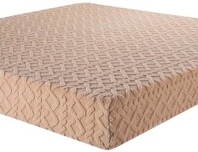 Cearşaf elastic cu blăniţă INVERNO bej 90 x 200 cm