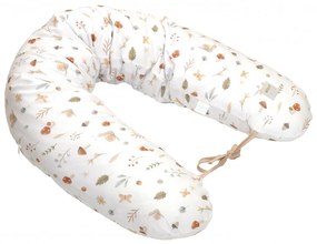 Perna pentru gravide si alaptare, husa detasabila din bumbac 100% si umplutura antialergica BabySoft , Comori din natura, Amy