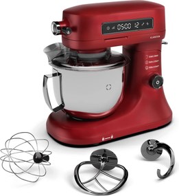 Klarstein Robot de bucătărie Chiara, 1600 W, 12 setări, Bol din oțel inoxidabil, Afișaj LCD, Accesorii incluse