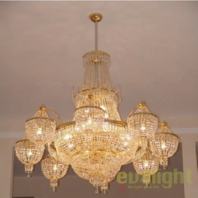 Lustra LUX cristal Bohemia diametru 200cm, L15 525/64/3-P; F 2 floor