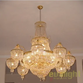 Lustra LUX cristal Bohemia diametru 200cm, L15 525/64/3-P; F 2 floor