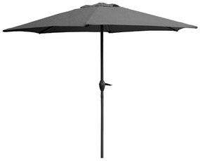 Happy Green Umbrelă de soare cu mâner, gri închis,diametru 230 cm