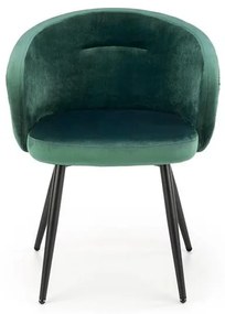Scaun K430 velvet verde