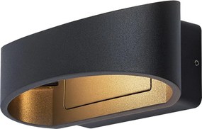 Rabalux 77179 - Aplica de perete LED pentru exterior GERLA, 9W, 230V, IP54, antracit