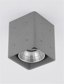 Spot LED aplicat iluminat exterior din beton IP65 RITZ SQ