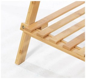 Suport pentru flori din bambus cu scară - 4 rafturi practice