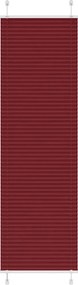 vidaXL Jaluză plisată Bordeaux Roșu 60x200 cm Lățime țesătură 59,4 cm