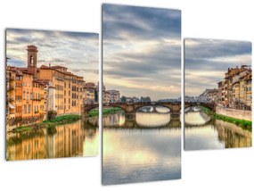 Tablou - Pod peste râu (90x60 cm)