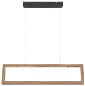 Globo 67287H - Lustră suspendată pe cablu MANDERA LED/24W/230V maro