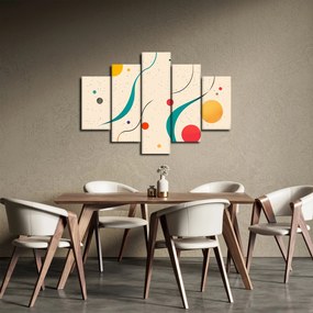 Tablou - Ilustrație colorată minimalistă (150x105 cm)