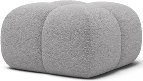 Puf Tapitat Covio 85x85x52 cm, gri Chenille – Kendell 03