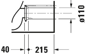Duravit D-CODE vas WC compact din ceramică, alb lucios - 21180900002