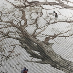 Tablou - Model de pădure, desen (90x60 cm)