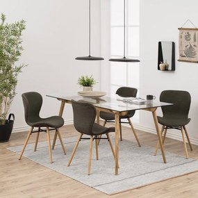 Set 2 scaune Actona Batilda, kaki