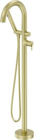 Baterie pentru cada freestanding, auriu periat, cu set de dus, Deante Silia Auriu