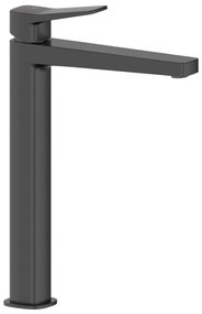 KFA Armatura 4522-712-81 - Baterie pentru lavoar + ventil de scurgere MALAGA 30,3 cm negru