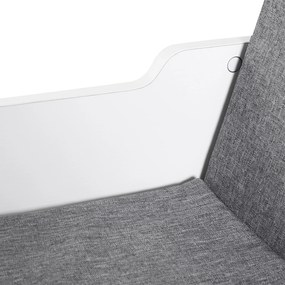 HOMCOM Bibliotecă 2 în 1 cu Perne Confortabile și 6 Compartimente, Mobilier Multifuncțional pentru Cărți și Jocuri, Raft cu 6 Cuburi pentru Sufragerie, Dormitor și Birou, 102x30x61 cm, Alb | Aosom Romania