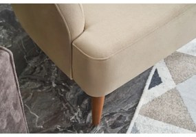 Fotoliu cu aripi NEKO, crem