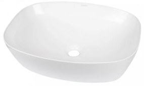 Lavoar ceramic KR-640 cu design 51x39,5x14 cm, alb