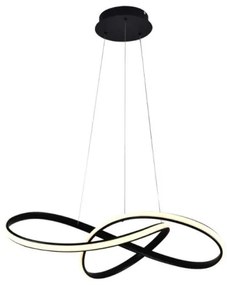 Lustră LED dimabilă pe cablu Brilagi COSMOWAVE LED/70W/230V 3000-6500K negru + telecomandă