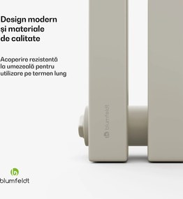 Blumfeldt Radiator Delgado | design modern | 25 x 120 cm | 637 W | conexiune centrală