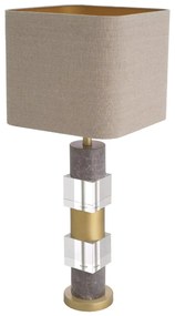 Veioza/ lampa de masa LUX Cullingham, alama antic/ gri