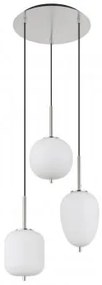 Suspensie moderna 3 becuri E14 Blacky 15345-3NO Globo