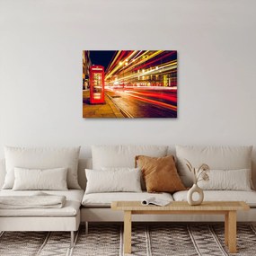 Tablou cu căsuța telefonică roșie din Londra (70x50 cm)