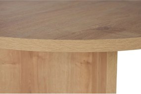 Masă de dining cu aspect de lemn de stejar 90x200 cm Sabella – Kalune Design